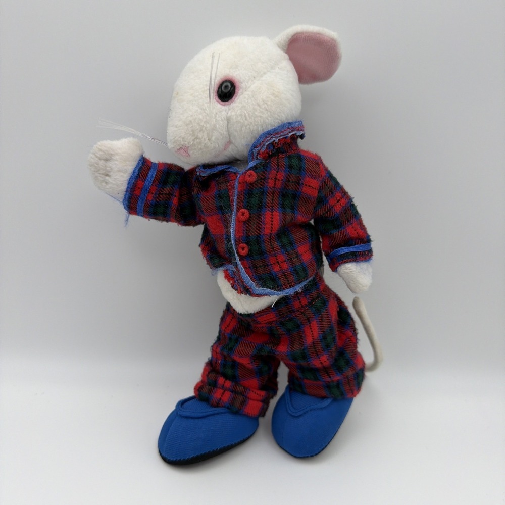 1999 Learning Curve International Stuart Little Mouse Plush‎ 9"